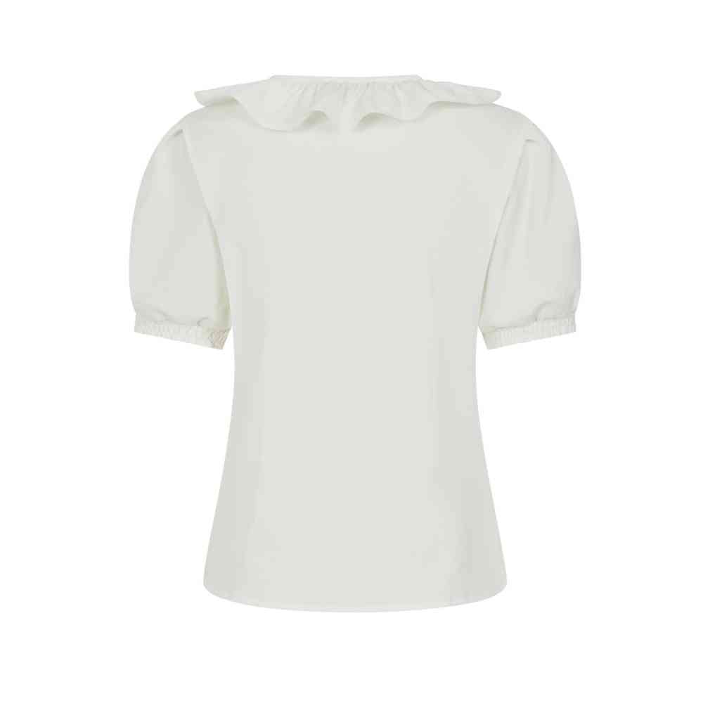 Banned - Fran Frill Chemisier - Blanc